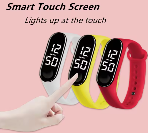 Waterproof Sports Watch for Kids Cartoon Dinosaur Unicorn Toys Children Led Digital Electronic Watch for Boys Girls Bracelet