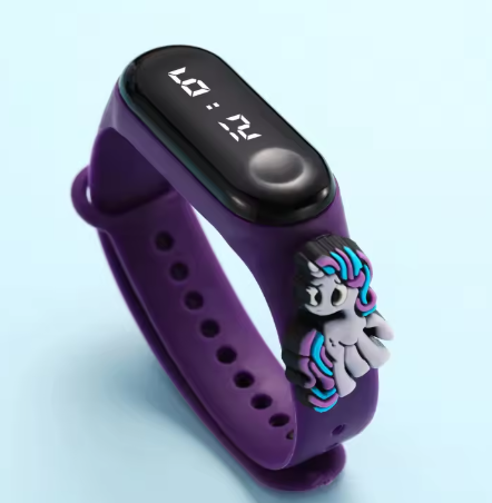 Waterproof Sports Watch for Kids Cartoon Dinosaur Unicorn Toys Children Led Digital Electronic Watch for Boys Girls Bracelet